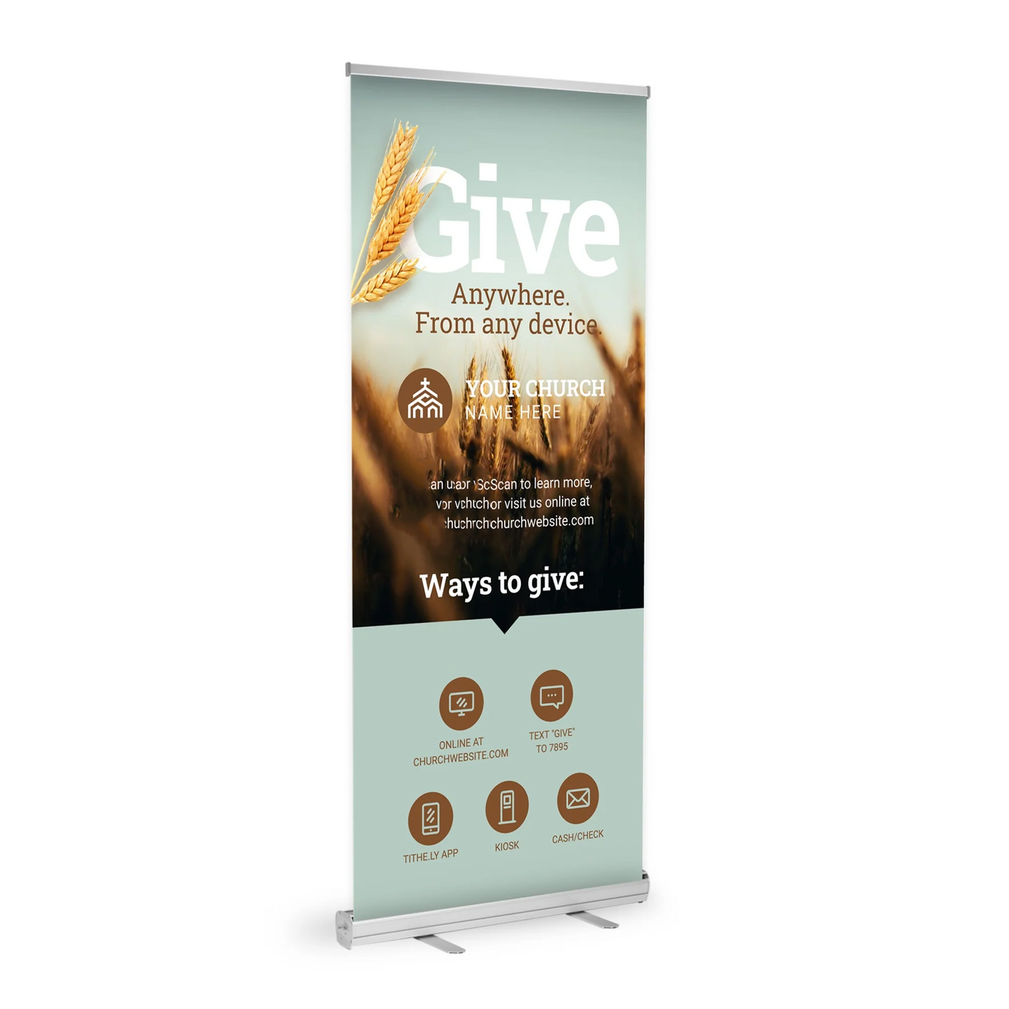 Fast Shipping Roll up Banner 200cm Poster Display Stand Luxury Rollup Stand Large Base Rollup Banner Stand