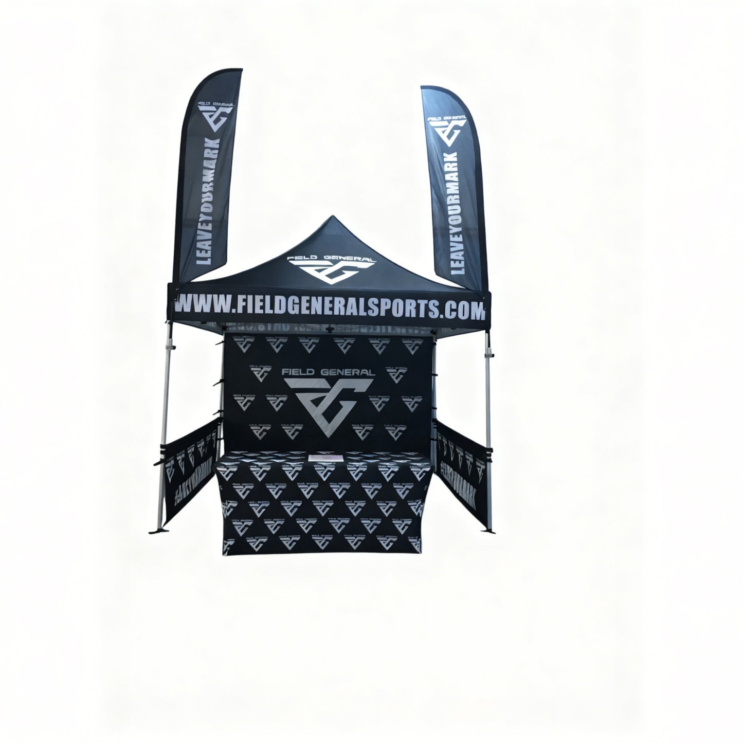 10*10ft Trade Show Tent with Custom logo Printing Branded Gazebo Canopy Aluminum Hexagonal 40mm 50mm for Business Event