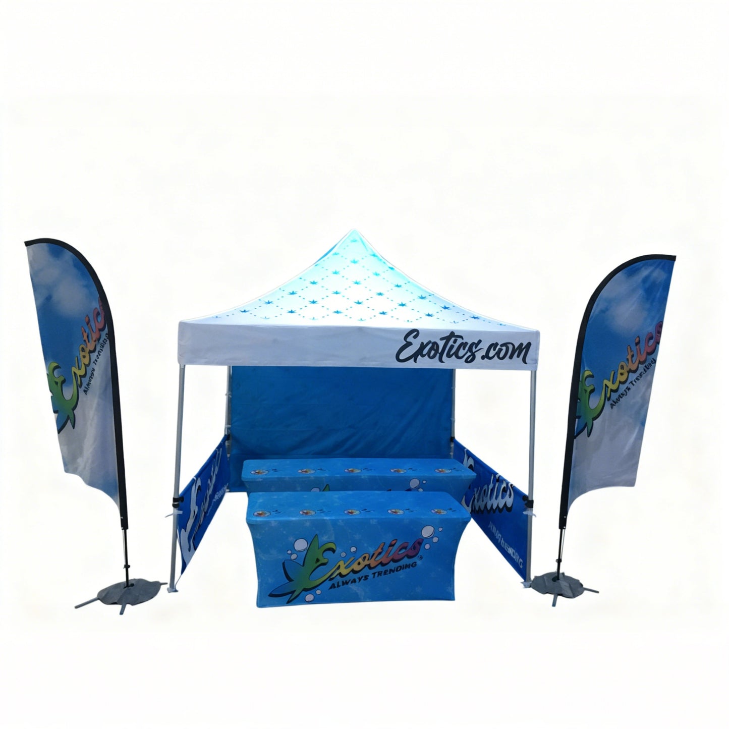 10*10ft Trade Show Tent with Custom logo Printing Branded Gazebo Canopy Aluminum Hexagonal 40mm 50mm for Business Event