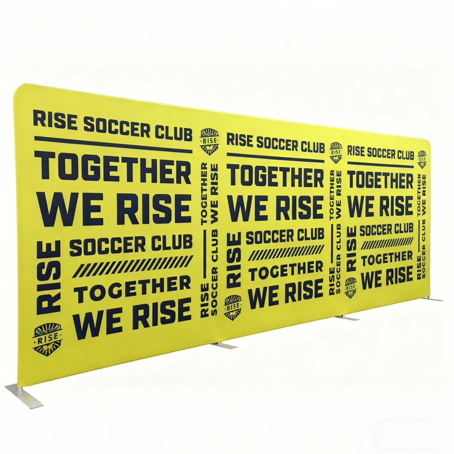 8ft Portable and Foldable Trade Show Display Wall Tension Fabric Backdrop for Dye Sublimation Printing